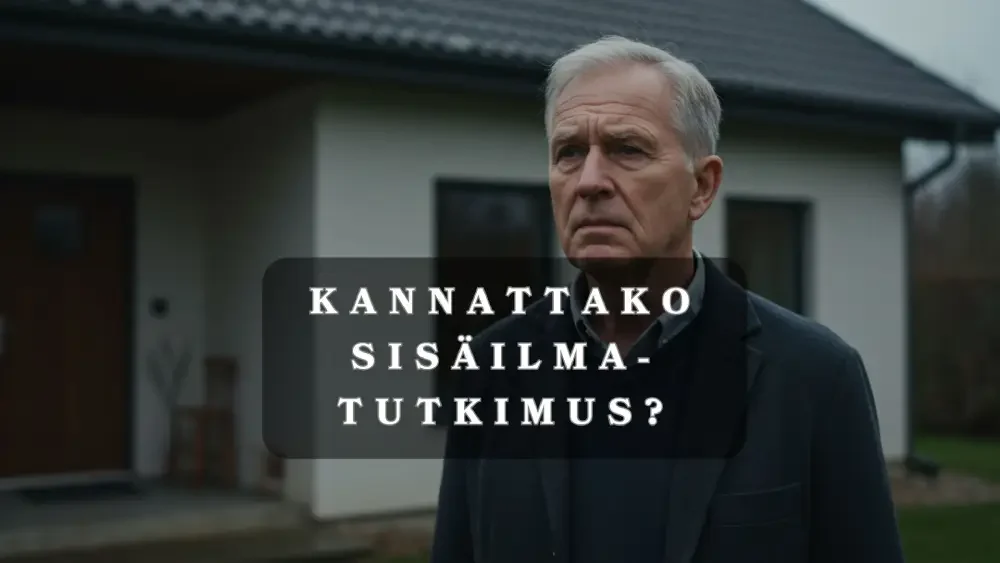 Kannattaako sisäilmatutkimus